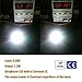 iBrightstar Newest 9-30V Extremely Bright Low Power 168 175 194 2825 W5W T10 Wedge LED Bulbs with Projector for Side Marker Light,Xenon White