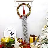 Handmade Swedish Tomte,Santa - Scandinavian Gnome Hanging Ornament - Home Decoration For Christmas Tree, Wreath-Holiday Gifts, Grandpa