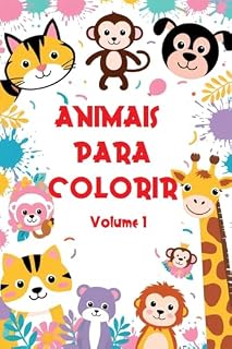 Livro Animais para COLORIR: Volume 1