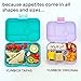 YUMBOX TAPAS Larger Size (Amalfi Pink) Leakproof Bento lunch box for Adults, Teens & Pre-teens