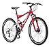 Schwinn Protocol 1.0 Dual-Suspension Mountain Bike with Aluminum Frame, 26-Inch Wheels, Redthumb 1