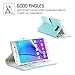 FYY Luxury PU Leather Wallet Case for Galaxy Note 5, [Kickstand Feature] Flip Folio Case Cover with [Card Slots] and [Note Pockets] for Samsung Galaxy Note 5 Mint Green