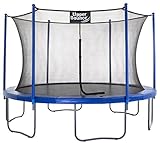 Upper Bounce Trampoline and Enclosure Set Equipped with The Easy Assemble Feature