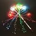 Z ZICOME 10 Pack Light Up Fiber Optic Led Hair Lights - Multicolor Flashing Barettes - Party Supplies