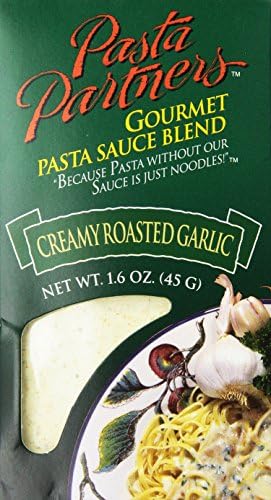 Pasta Partners Creamy Gourmet Pasta Sauce Mix, Roasted Garlic, 1.6 Ounce