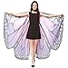 Party Costume, METFIT Soft Fabric Butterfly Wings Shawl Fairy Pixie Accessory 2017 (Purple)