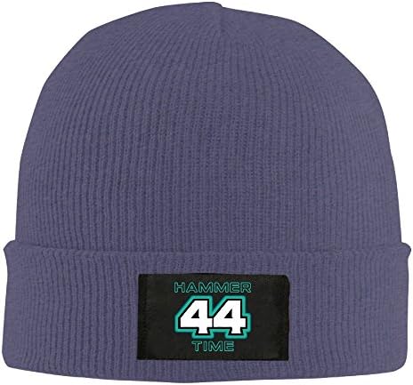 F1 Racing Lewis Hamilton 44 Knit Slouchy Beanie Skull Hat Cap Navy