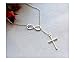 Meolin Simple Fashion Plated Alloy Cross Lucky 8 Wedding Necklace