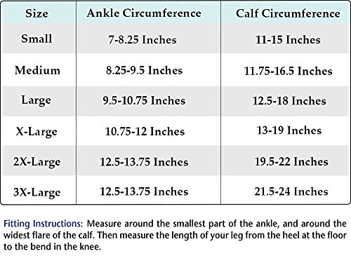 image for Mojo Compression socks Made in USA - Opaque Compression Socks with Fir