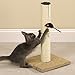 Meow Town Ultimate Scratch N’ Stow Cat Scratching Post with Catnip Infused Mouse, 21-Inches High