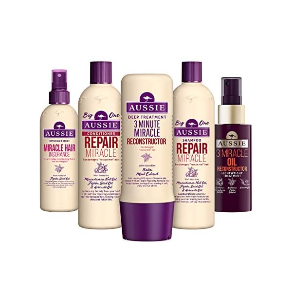 Aussie Hair Care Shampoo And Conditioner Set With Macadamia Nut