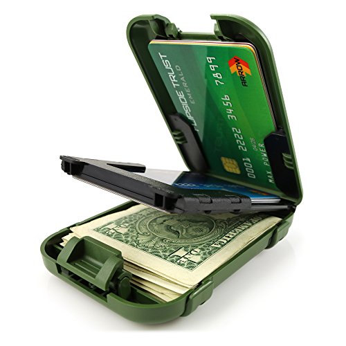 Flipside Wallets 4 RFID Blocking Wallet for Men Trooper Green Edition