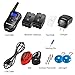 Kulannder Shock Collar for Dogs with 330yd Remote, Rechargeable training Collar Safe for Dog with the model of Beep/Vibration and Shock Electric Train Collar (For 2 Dogs)