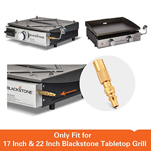 Kohree 1/4" RV LP Quick Connect/Disconnect Conversion Fitting Adapter