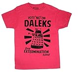 Dr Who Vote No on Daleks Mens Tee