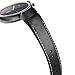 Balerion-Watch Band for ZenWatch 3,Quick Release Genuine Leather Replacement Watch Band with stailess Steel Buckle for ZenWatch 3-Black