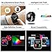 Smart Watch,Bluetooth Smartwatch Touch Screen Wrist Watch with Camera/SIM Card Slot,Waterproof Smart Watch Sports Fitness Tracker Android Phone Watch Compatible with Android Phones Samsung Huawei