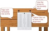 Metal Jig Template for cabinet knobs pulls handles guide installation on drawers Woodworking SimpleJig-128 Drawer
