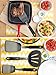StarPack Premium Flexible Silicone Turner Spatula - High Heat Resistant to 600°F, Hygienic One Piece Design, Non Stick Rubber Kitchen Utensil for Fish, Eggs, Pancakes, Cookies & more (Stormy Grey)