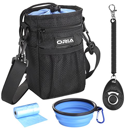 Oria dog treat bag, dog training pouch, pet training wa…