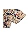 Allegra K Men Point Collar Button Down Vintage Floral Print Summer Shirts Medium Camel