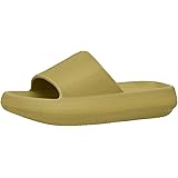 Amazon.com | CUSHIONAIRE Men's Feather pool slide with +Comfort | Sport Sandals & Slides