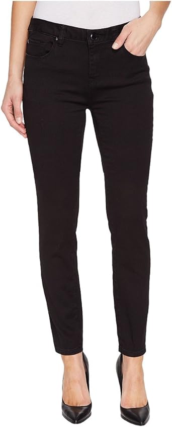 black skinny jeggings with pockets