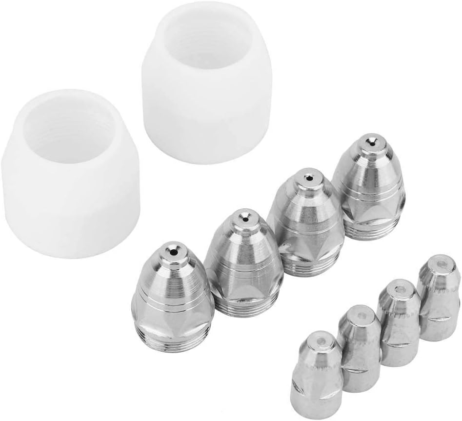 10 Units P80 Electrode Nozzle Plasma Consumable Cutter Torch Silk Electrode Tip Set Soldering Accessories