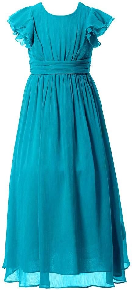 Happy Rose Bridesmaid Dress Prom Party Dresses Long Flower Girl's Dress
