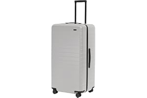 Away Large Trunk Luggage, 31 Inch Hardside Suitcase with Spinner Wheels, Lightweight & Durable, TSA Lock, Ideal for Long Trips, Cloud Gray