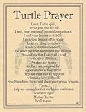 AzureGreen EPTURP Turtle Prayer Poster