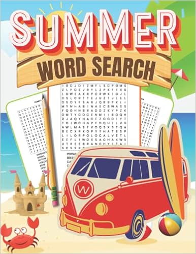 summer word search large print puzzle book 100 fun summer themed word puzzles for kids teens adults and seniors publishing krw media 9798835166466 amazon com books