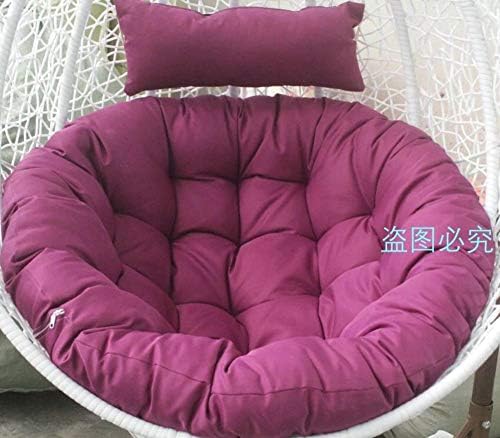 QXY Round Swing seat cushion without stand, For bird nest seat, Hanging egg, Rattan chair, Thicken Comfort seat pad-H D105cm(41inch)