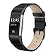 SWEES Leather Bands Compatible with Fitbit Charge 2, Genuine Leather Replacement Large (6.4