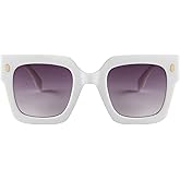 ADE WU Trendy Oversized Sunglasses Womens Ladies Designer Big Large Chunky Square Sun Glasses UV400