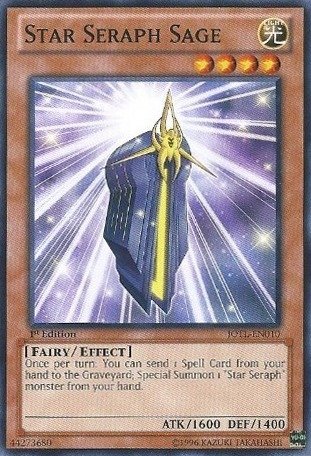 Yu-Gi-Oh! - Star Seraph Sage (JOTL-EN010) - Judgment of the Light - 1st Edition - Common