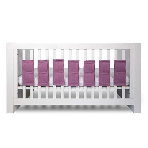 Nestchen Fur Babybett Big 5er Set In Rosa Waffelstoff Amazon De Handmade