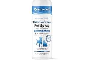 ChIorhexidine Spray by PetPal | with Aloe & VIT-B5 Panthenol, HOCL | Hot Spot, Itch, Wound Care for Dogs and Cats | Relieves 