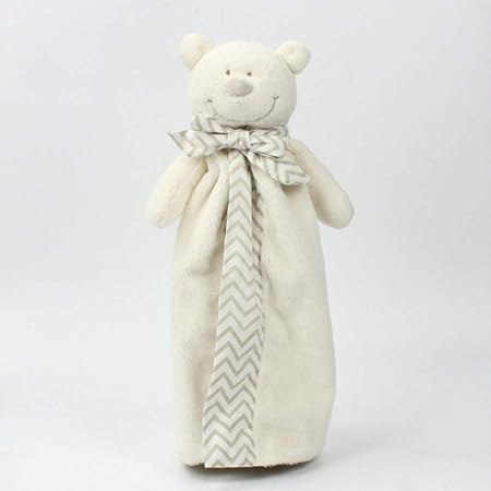 Amazon ベビー用癒しタオル ぬいぐるみタオル キッズ用抱っこタオル 抱っこ毛布 安心毛布 寝かしつけ用 赤ちゃんタオル おしゃぶり 癒し 可愛いクマ ふわふわ お出産祝い 寝かしつけ用おもちゃ おもちゃ