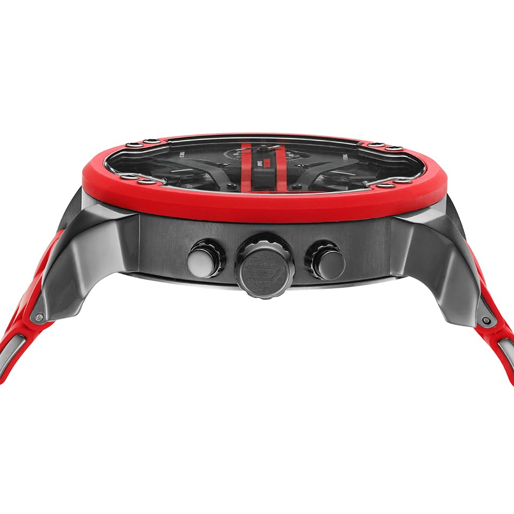 Diesel Mr. Daddy 2.0 Men's Watch with Oversized Chronograph Watch Dial and Stainless Steel, Silicone or Leather Band