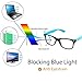 Cyxus Blue Light Blocking Glasses for Kids Anti Eyestrain Eyewear UV Protection Eyeglasses Blue Frame (CYGS0114)