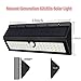 Outdoor Solar Motion Lights, GLISTENY 62 LEDs 950 Lumens Outdoor Motion Sensor Solar Lights Wireless Waterproof Security Step Night Light for Deck Yard Patio Path Garden