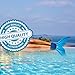 Tendol Mermaid Swimming Fin, with new strong adjustable strap. (Blue)