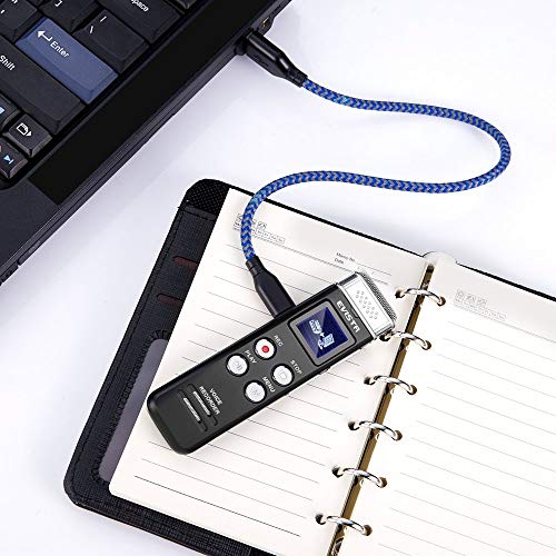 EVISTR Micro USB Cable, 1 Pack 10Inch Micro USB Charing Cable for Power Bank Easy Carry Cord Data Transfer Cable for Android Phones,Tablet, Camera and Any Device with Micro USB Jack - Thumbnail 2