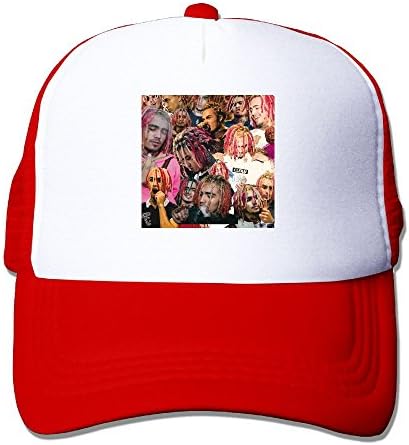 Lil Pump Poster Boss Gucci Gang Trucker Caps Mesh Hats With Solid Colors And Adjustable Strap For Women &amp; Men Polyester Hat Unisex Cap