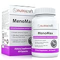 #1 Menopause Relief Supplement - Natural Herbal Menopausal Support Formula for Hot Flashes, Night Sweats, Vaginal Dryness and Mood Swings - With Black Cohosh, Dong Quai, Vitex, Sage, Soy, Red Clover and Wild Yam - 60 Capsules