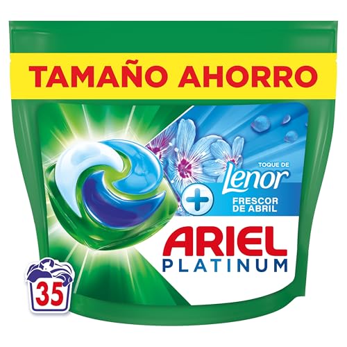 PODs Platinum, Detergente Líquido En Cápsulas Frescor De Abril Cápsulas, 35 Lavados