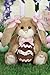 Bearington Emily and Egg Girl Bunny Rabbit Stuffed Animal Toy, 10"