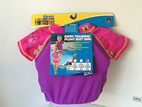 Kids Stuff Pink and Purple Body Glove Girls Swim Training Float Suit Size 3-4 Medium