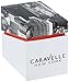 Caravelle New York Men's 43B133 Stainless Steel Watch with Brown Leather Band